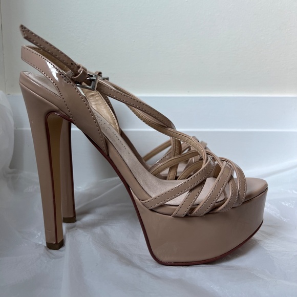 Chinese Laundry Women's Teaser2 Tippy Top Nude Heels Size EU 38.5/US 8 (GUC) - Picture 2 of 14